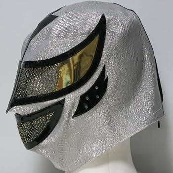 スーパーストロングマシン　ゴールドラメ　プロレス　マスク 新日本プロレスリング スーパーストロングマシン マスク OJISAN製